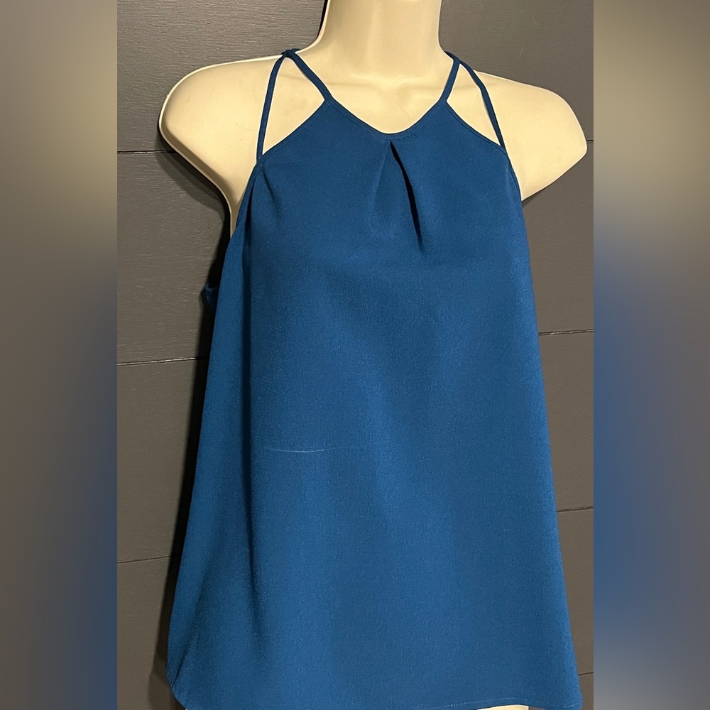 H&M Strappy Blue Camisole Top